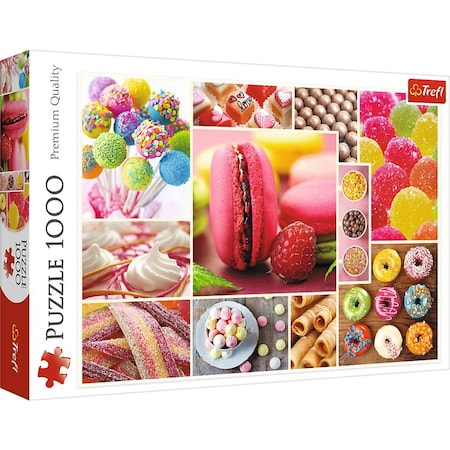 Trefl -10469 Candy, Collage Jigsaw Puzzle - 1000 Piece Trefl-10469
